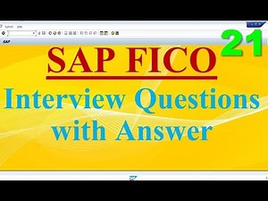 SAP FICO Interview Questions with Answer 21