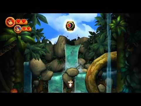 Donkey Kong Country Returns 2 Player Walkthrough (Part 1)