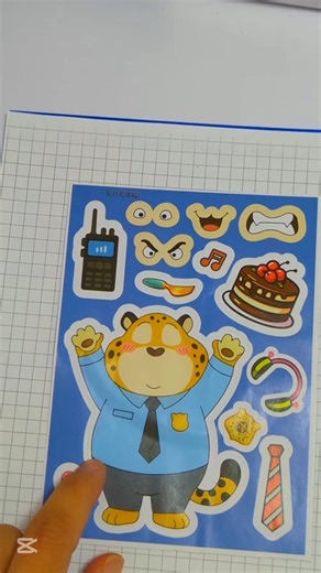 Zootopia Stickers Beautiful #satisfying #shorts #paperdoll #sticker #stickershop