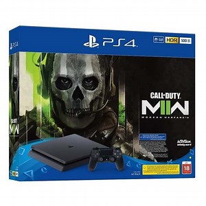 Sony PlayStation 4 Slim Console 500GB Black – Middle East Version   Call of Duty Modern Warfare II Game   DualShock 4 Wireless Controller