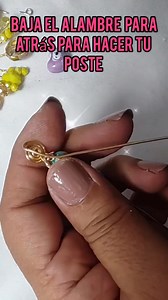26K views · 354 reactions | Tutorial ... Arete con poste espiral en zig zag con colgantes de cadena, parte 6 | C y C creaciones | Facebook
