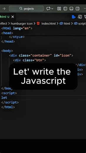 This Hamburger Animation Feels Premium | Day 61/100 JS Mini Project