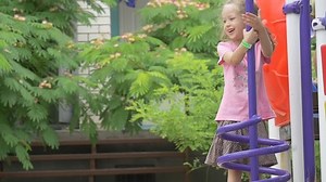 Children Kids Playing Playground Girl Pink Stock Footage Video (100% Royalty-free) 11142593 | Shutterstock