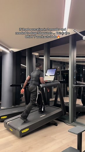 If I had a vacation in 2 months and needed to drop fat fast… this is the ONLY 7 treadmill workouts I’d do 🔥 1. Classic Incline Walk 🔥 Incline 10–15 Speed 2.8–3.3 30–45 min 👉 Best for steady fat burning and consistency 2. Progressive Incline Ladder 📈 5 min incline 8 5 min incline 10 5 min incline 12 5 min incline 15 👉 Keeps intensity building so you don’t plateau 3. Incline Intervals ⚡️ 2 min incline 12 (hard) 2 min incline 6 (easy) Repeat 6–8 rounds 👉 Burns more calories in less time 4. Sp