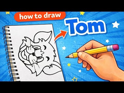 Tom and Jerry drawing step by step | How to draw tom and jerry