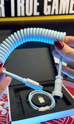 UNBOXING Keychron Premium Coiled Type-C Cable #gaming #unboxing #keychron #unpacking