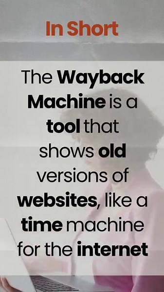 What is the Wayback Machine? 🌐 #TodaysEssence #Shorts #Waybackmachine