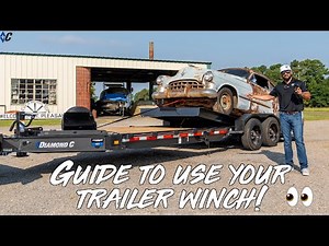 How to Use Your Trailer Winch | Diamond C