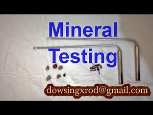 Dowsing Rod | Minerals and Rocks Blocking Dowsing L Rod Deletion | How To Make Dowsing Rod
