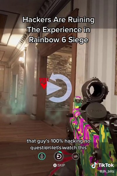 Only way they can stop it is hacking #rainbowsixsiege #rainbowsix #rainbow6siege #rainbow6 #r6siege #r6 #r6s #gaming #gamer #videogames #playstation #ps5 #xbox #pc #pcgaming #gamingontiktok #tiktokgaming #r6clips #gamingmemes