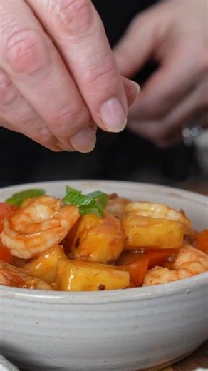 SNEAK PEEK Pineapple Shrimp Stir Fry #pineappleshrimp #shrimpstirfry