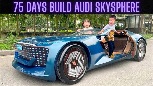 Builds Audi Skysphere for daughter with all the love of a father (English Sub)