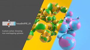 houdiniPill_01. Custom solver