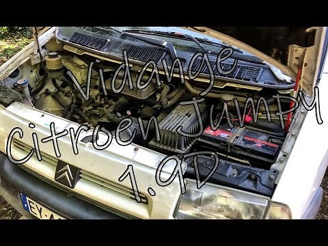 Tuto Vidange Citroën Jumpy 1.9D