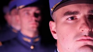 Baptême de la promotion "Lieutenant Louis Michard" et remise des Sabres aux élèves-officiers de l’École militaire des Aspirants de Coëtquidan. | Académie militaire de Saint-Cyr Coëtquidan