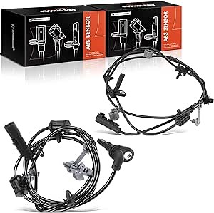A-Premium ABS Wheel Speed Sensor Compatible with Buick Models - Lacrosse 2012-2014, Regal 2014-2017 - Rear Driver and Passenger Side, 2-PC Set