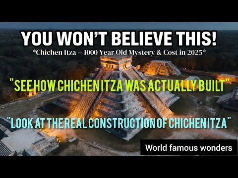 "Mexico's🇲🇽 Biggest Secret: How Many People Built Chichen Itza? (Real Cost Today Will Shock You!)"