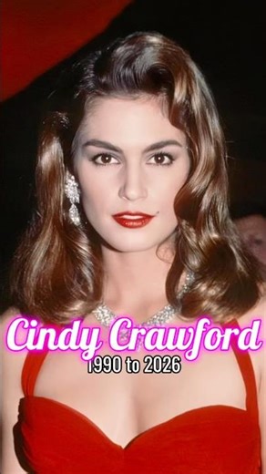Cindy Crawford evolution from 1990 to 2026