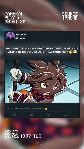 shangri la frontier robot vs gamers fight #anime #shorts