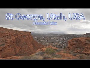 Peaceful Hike in St George Utah - Red Rock Trails 4K Walk