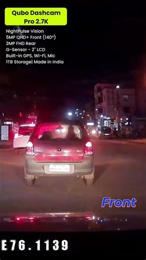 Qubo 2.7K Dash Cam – Night Vision & GPS Test!🔥