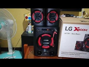 LG XBOOM LK72B bass blast sound test