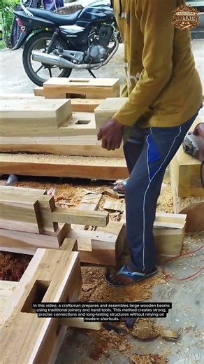 This Manual Timber Framing Process Amazes Woodworkers in the USA