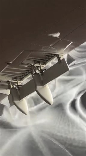 Boeing 787 Under Wing Flap Track — Heavy Rain Interaction & Aerodynamic Water Shear | Positividade Frases