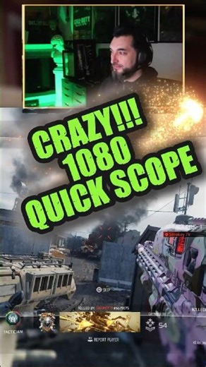 INSANE 1080 QUICK SCOPE TRICK SHOT - BO7 MULTIPLAYER #blackops7 #multiplayer #quickscope #trickshot