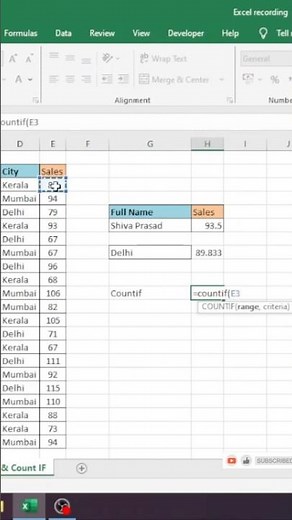 COUNTIF in Excel 🔥