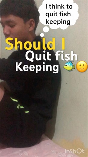 I am quitting fish keeping🐠😔.#fishkeepinghobby #shorts .