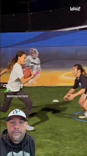 Here’s a look at one of the best flag evasion drills! #flagfootball