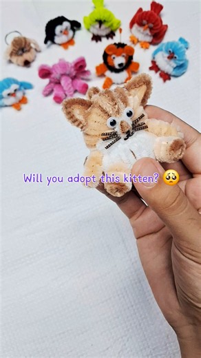 DIY Cat | Cute Pipe Cleaner Craft 🐱
