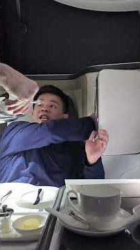 British Airways FIRST CLASS Breakfast Experience!! JUST AMAZING.