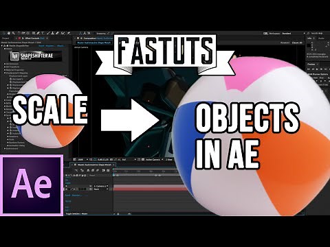 Scale Objects in Adobe After Effects
