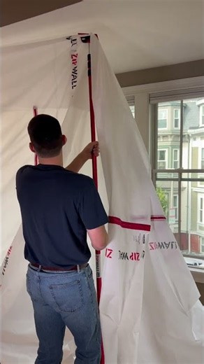 ZipWall® ZipSheet™ - One Job. One Setup. Pack it Up and Use it Again.