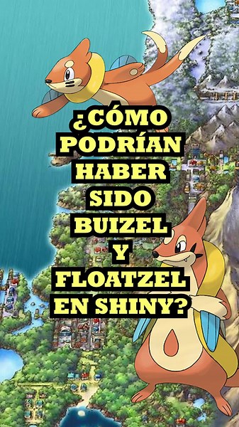 Shiny Buizel y Floatzel: ¿Qué colores serían?