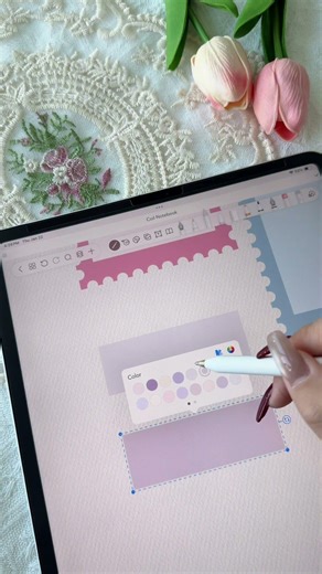 How to make stickers in your notes 🔮🎀💜