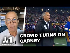 Mark Carney gets BOOED at Grey Cup