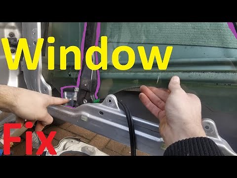 How To Change The Window Regulator On A Skoda Fabia !!!!