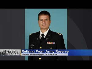 Colonel William Higgins Is Retiring From The Army Reserve After 32 Years Of Service
