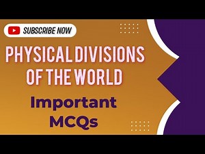 Physical Divisions of the world||MCQs||jkssb||FAA||Junior assistant