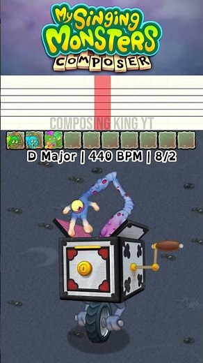 Mythical Island Wheezel Composer Tutorial #msm #fanmade #mysingingmonsters