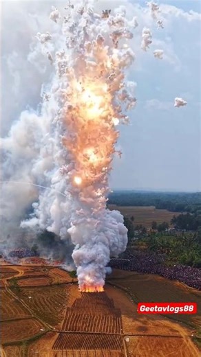 world's biggest firework show palakkad keralam 🔥🔥🔥#kerala #palakkad