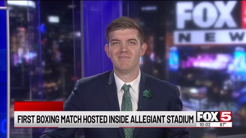 First boxing event inside Allegiant Stadium excites residents, Las Vegas tourism