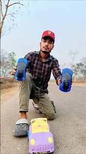 green colour our yellow colour remote control car unboxing Toy review kids reels shorts video Arif