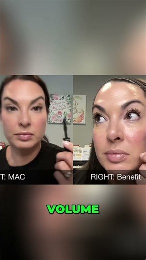 Benefit Mascara: BEST 2 Coats for Volume & Length! #shorts