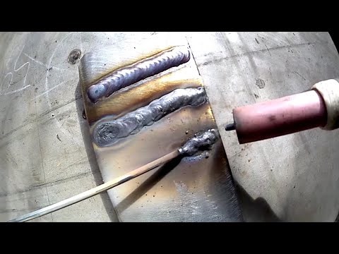 Las Argon Tanpa Menggunakan Gas Argon || Tig Welding Experiment Without Using Argon Gas