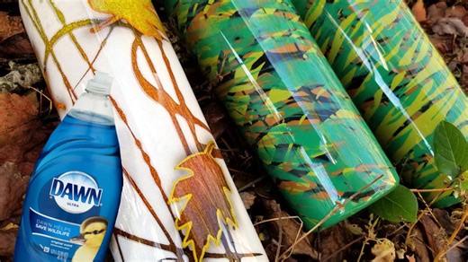 Dish soap tumbler tutorial variations