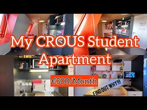 17m2 CROUS STUDENT APARTMENT TOUR In France | Expat in France